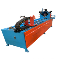 automatic rectangular metal sheet iron and cutting hvac auto cnc angle steel flange production line